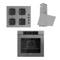 Flowart Analog Gri Ankastre Set