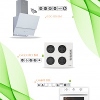 Beyaz Turbo Ankastre Cam Set